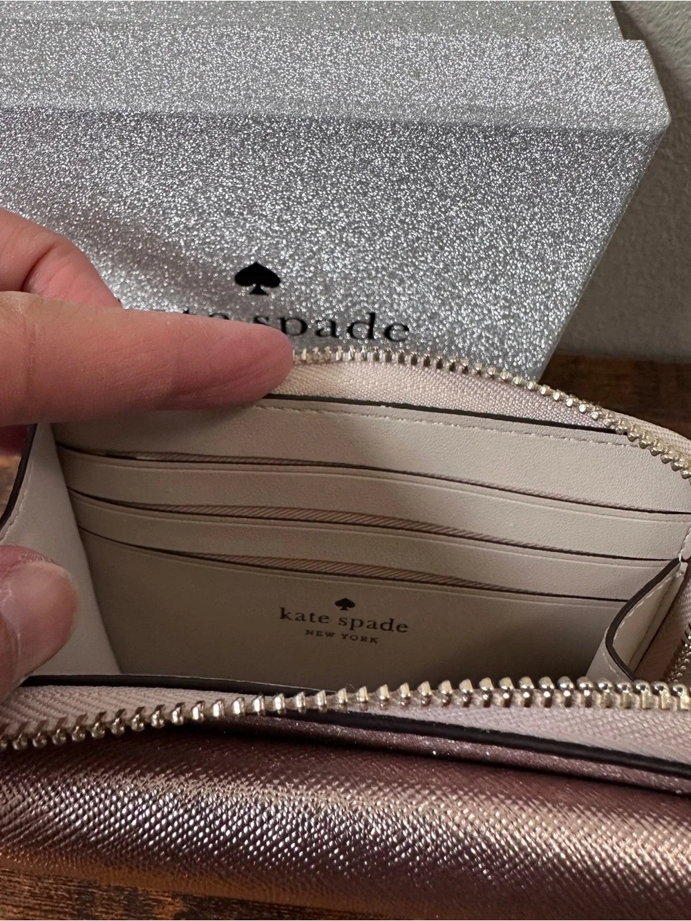 kate spade sparkling compact